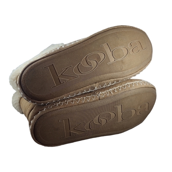 Kooba Faux Fur Pom Pom Tassel Slipper Boots Shoes - Picture 9 of 9